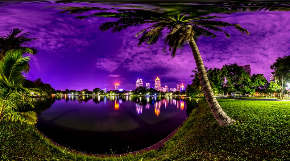 PANO_JPG - Erik Bjers - Lumphini Park, Pathum Wan, Bangkok, Thailand - 6 Panorama
